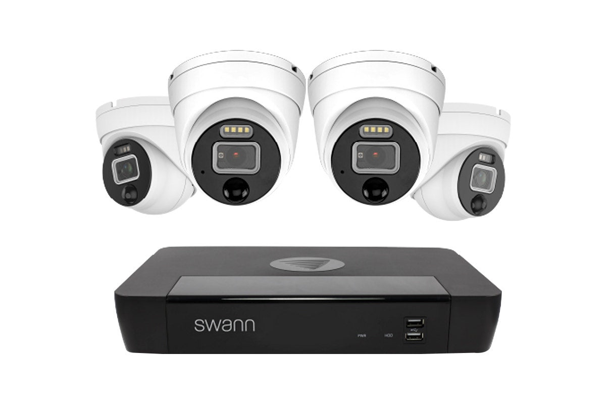 Swann 8 Channel 4 x 6K 12MP Mega HD NVR Security Camera System
