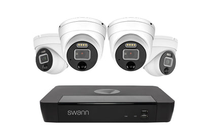 Swann 8 Channel 4 x 6K 12MP Mega HD NVR Security Camera System