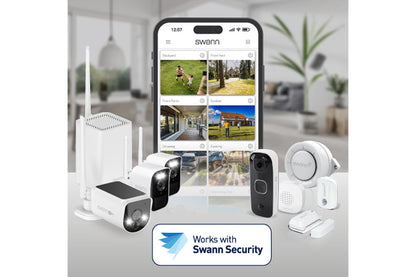 Swann 8 Channel 4 x 6K 12MP Mega HD NVR Security Camera System