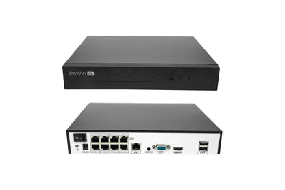 Swann AdvancedX™ Wired NVR 8 Channel 4 x 4K Security Camera System with 24/7 Recording