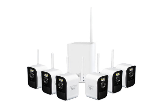 Swann MaxRanger4K™ Mini Long-Range Wireless Security System with 6 Cameras - Auzzistore