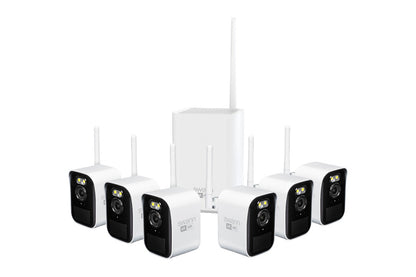 Swann MaxRanger4K™ Mini Long-Range Wireless Security System with 6 Cameras