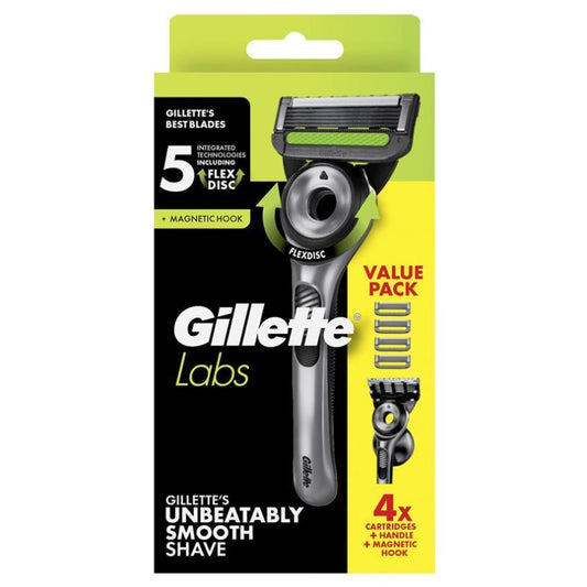 Gillette Labs Razor + 4 Blade with Hook