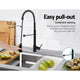 Cefito Kitchen Mixer Tap Pull Down 2 Modes Sink Faucet Basin Laundry Black – view 5