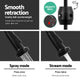 Cefito Kitchen Mixer Tap Pull Down 2 Modes Sink Faucet Basin Laundry Black – view 6