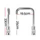 Cefito Kitchen Mixer Tap Mixer Rectangle Sink Faucet Basin Laundry Chrome – view 2