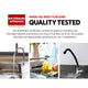 Cefito Kitchen Mixer Tap Mixer Rectangle Sink Faucet Basin Laundry Chrome – view 4