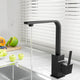 Cefito Kitchen Mixer Tap Mixer Square Sink Faucet Basin Laundry Black – view 8