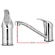 Cefito Kitchen Mixer Tap Mixer Long Spout Sink Faucet Basin Laundry Chrome – view 2