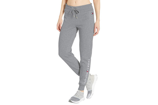 Tommy Hilfiger Sport Women's Embroidered Logo Jogger (Grey, Size XXL)