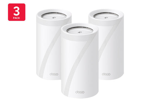 TP-Link Deco BE22000 Tri-Band Whole Home Mesh WiFi 7 System - 3 Pack