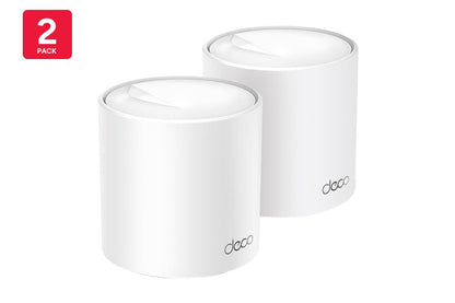 TP-Link Deco X60 AX5400 Whole Home Mesh Wi-Fi 6 System  - 2 Pack)