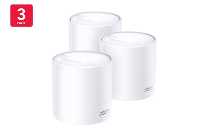 TP-Link Deco X60 AX5400 Whole Home Mesh Wi-Fi 6 System  - 3 Pack)