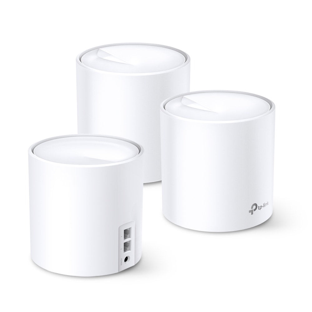 TP-Link Deco X60 AX5400 Whole Home Mesh Wi-Fi 6 System  - 3 Pack)