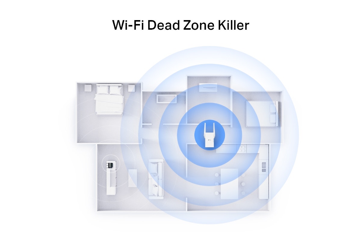 TP-Link RE705X AX3000 Mesh Wi-Fi 6 Range Extender