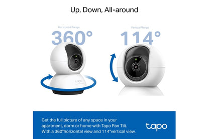 TP-Link Pan/Tilt AI Home Security Wi-Fi Camera (TC72)