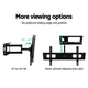 Artiss TV Wall Mount Bracket for 32"-70" LED LCD TVs Full Motion Strong Arms – view 7