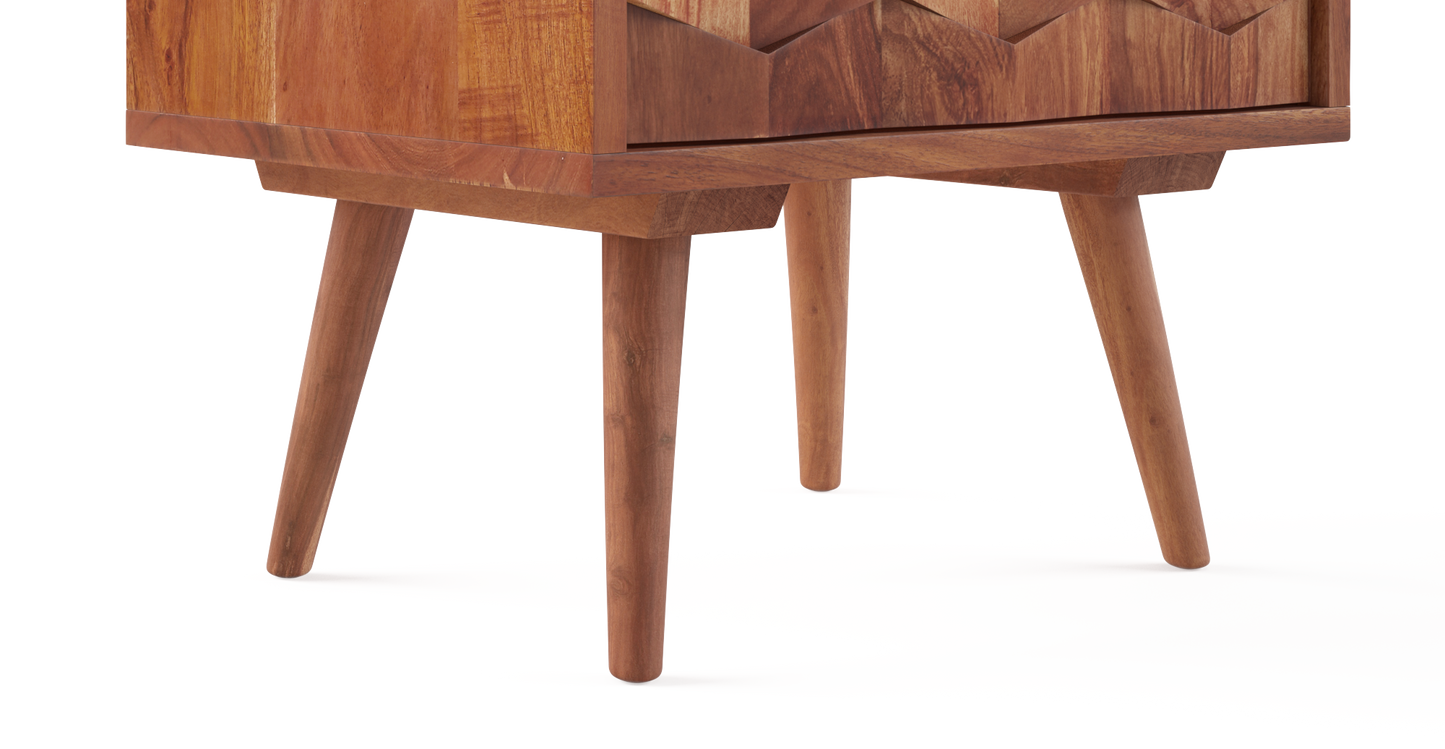 Brosa Thomas Bedside Table (Dark Brown)