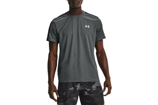 Under Armour Men's Speed Stride Short Sleeve Tee (Pitch Grey/Black/Reflective, Size M)