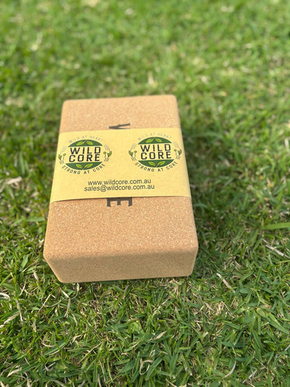 Wild Core Recovery Starter Pack: Premium Cork Roller & Yoga Block, Eco-Friendly, Versatile Use