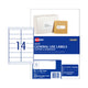 AVERY Gen Label L7163GU 14Up Bx100 – view 2