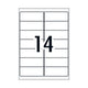 AVERY Gen Label L7163GU 14Up Bx100 – view 4