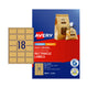 AVERY Label Rect Brn L7110 Pack of 270 – view 2