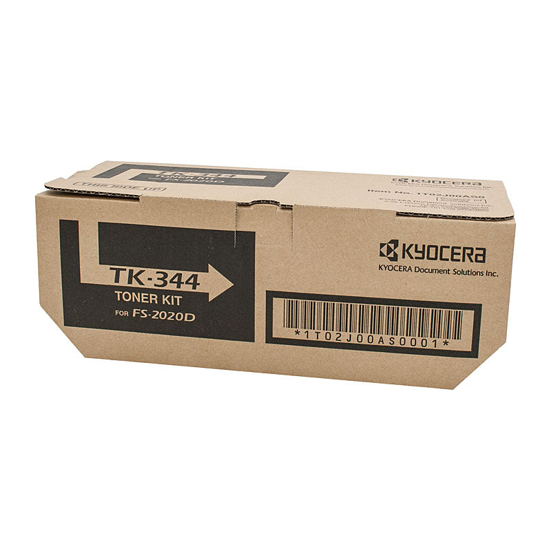 Kyocera TK344 Black Toner Cartridge, 12,000 Pages, Compatible with FS2020D