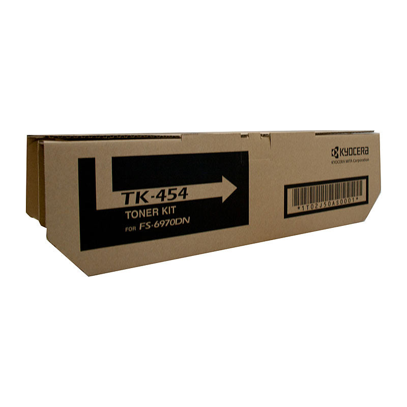 Kyocera TK454 Black Toner Cartridge, 15,000 Pages, Compatible with FS6970DN