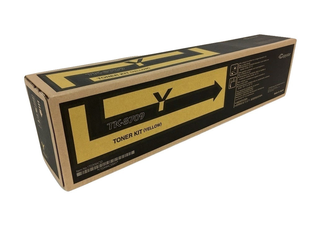 KYOCERA TK8709Y Yellow Toner Cartridge