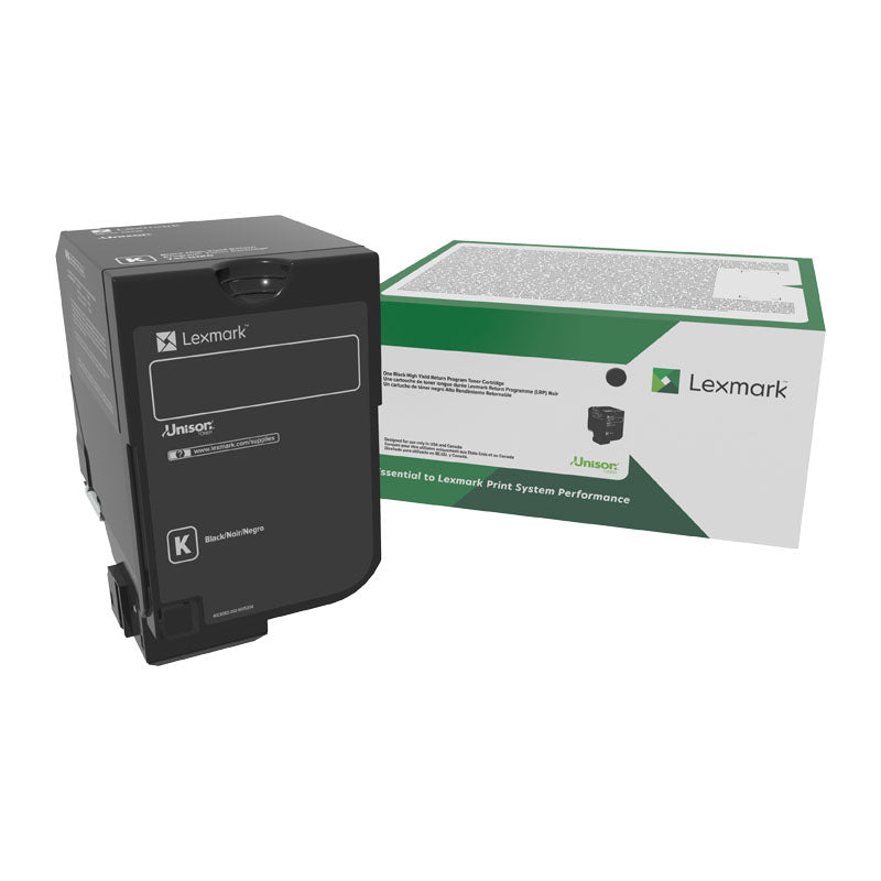 Lexmark 74C6HK0 Black Toner Cartridge, 20,000 Pages, Compatible with CS720/CS725