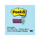 POST-IT SS 654-5SSBE Blue 75X75 Box of 4 – view 4