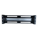 LDR Rackmount Din Rail, Black Metal Construction, 35mm International Din Rail