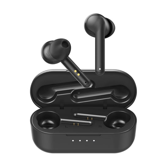 mbeat E2 True Wireless Earphones, Bluetooth 5.0, 6hr Playtime, 18hr Case, IPX5 Water Resistant, Smart Touch