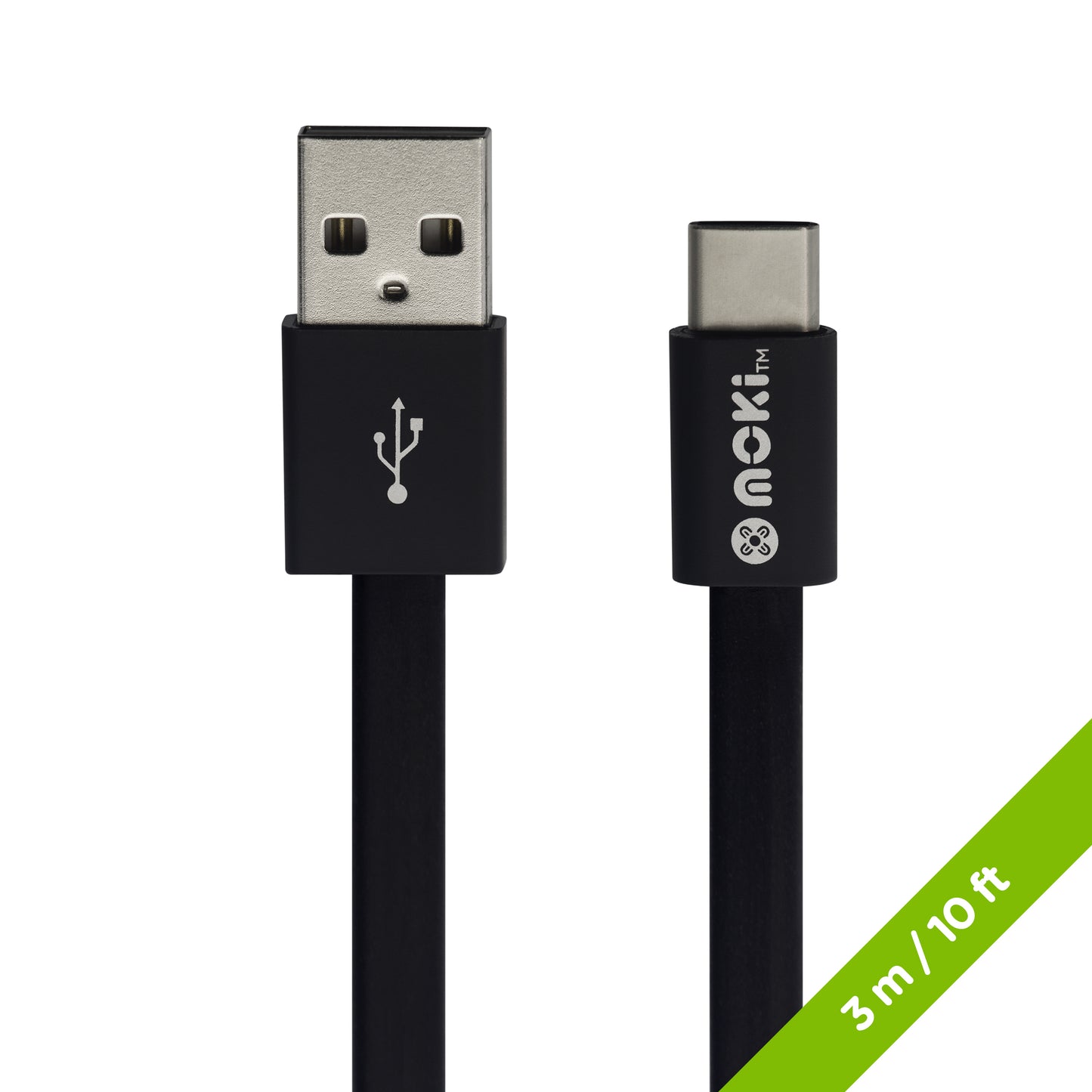 MOKI King Size Type-C SynCharge Cable 3m/10ft - USB to Type-C Charging & Sync
