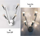 Modern 4 Light Track Lighting Kit LED (Chrome) – view 7
