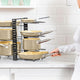 CARLA HOME Adjustable 8-Tier Pan Rack Pot Organizer for Kitchen Cabinet – view 2
