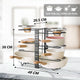 CARLA HOME Adjustable 8-Tier Pan Rack Pot Organizer for Kitchen Cabinet – view 3