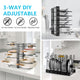 CARLA HOME Adjustable 8-Tier Pan Rack Pot Organizer for Kitchen Cabinet – view 8