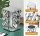 CARLA HOME Rotating Spice Rack Organizer with 20 Glass Jars for Kitchen Countertop – view 2