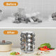 CARLA HOME Rotating Spice Rack Organizer with 20 Glass Jars for Kitchen Countertop – view 4