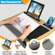 CARLA HOME Oversized Portable Lap Desk with Cushion,Mouse Pad, Tablet and Phone Holder which Fits Up to 17 Inch Laptops for Bed or Sofa (Brown) – view 5