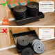 CARLA HOME Pack Pull Out Cabinet Organizer Expandable for Cabinets with Adjustable Slide Out Shelves and Easy Installation (Black) – view 6