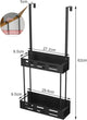 CARLA HOME Over the Door 2-tier Shower Caddy Organizer Shelf with Hooks for Bathroom – view 2