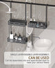 CARLA HOME Over the Door 2-tier Shower Caddy Organizer Shelf with Hooks for Bathroom – view 3
