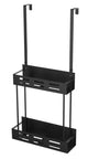 CARLA HOME Over the Door 2-tier Shower Caddy Organizer Shelf with Hooks for Bathroom – view 8