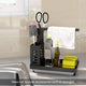 CARLA HOME Kitchen Sink Caddy Organizer with Sponge, Soap & Brush Storage and Rag Rack, Drain Tray & Utensil Holder – view 3