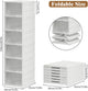 CARLA HOME 6-Tier Stackable Shoe Storage Box Organizer with Clear Door for Closet, Entryway or Cabinet – view 2
