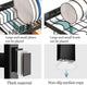 CARLA HOME Adjustable Over the Sink Dish Drying Rack with Utensil Holder, Hooks & Cutting Board Rack for Kitchen Counter Storage – view 4