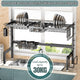 CARLA HOME Adjustable Over the Sink Dish Drying Rack with Utensil Holder, Hooks & Cutting Board Rack for Kitchen Counter Storage – view 6